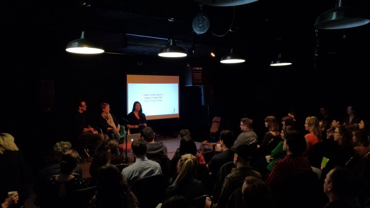 adclubco's tweet photo. Excited to be partnering with @caffeinatedmorn Great talk today with Dagny Scott and Leslie Freeman, Co-founders, Fearless Unlimited, Find Your Truth. https://t.co/4vpUqR3Q8F