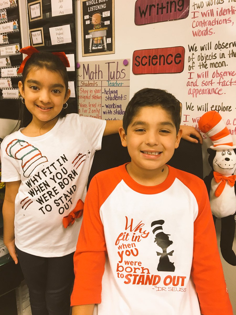 mscollinsroom's tweet photo. Seuss-tastic! #DrSeussDay #StandOut #secondgrade❤️#chcolts https://t.co/ns9YV7enOu