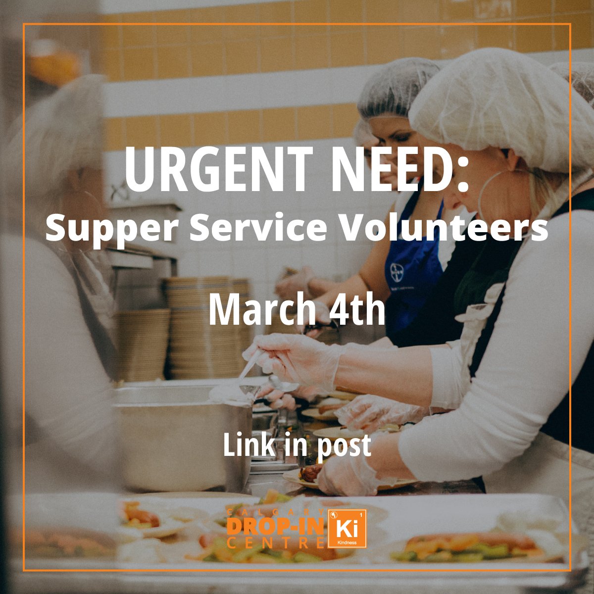 calgarydropin's tweet photo. We have 20 volunteer slots to fill for March 4th! If you and your friends or coworkers are interested, please click this link to sign up: https://t.co/pnRZ1hiht6 #BeSomeoneYYC https://t.co/oPacckpBD9