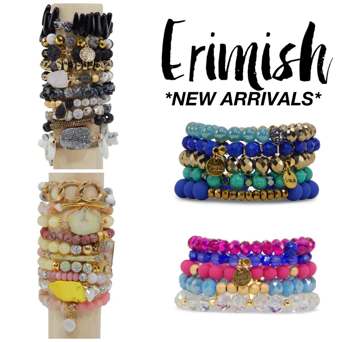 kinley_co's tweet image. ‼️NEW ARRIVALS‼️

New Erimish stackable bracelet sets just in!!!!! 
.
.
.
#ArmParty #NewArrivals #StackYourStyle #ArmCandy #ErimishBraceletBar #Capri #Pepe #Dragonfruit #Lemonade #AccessorizeYourLife #KinleyCo #Boutique
