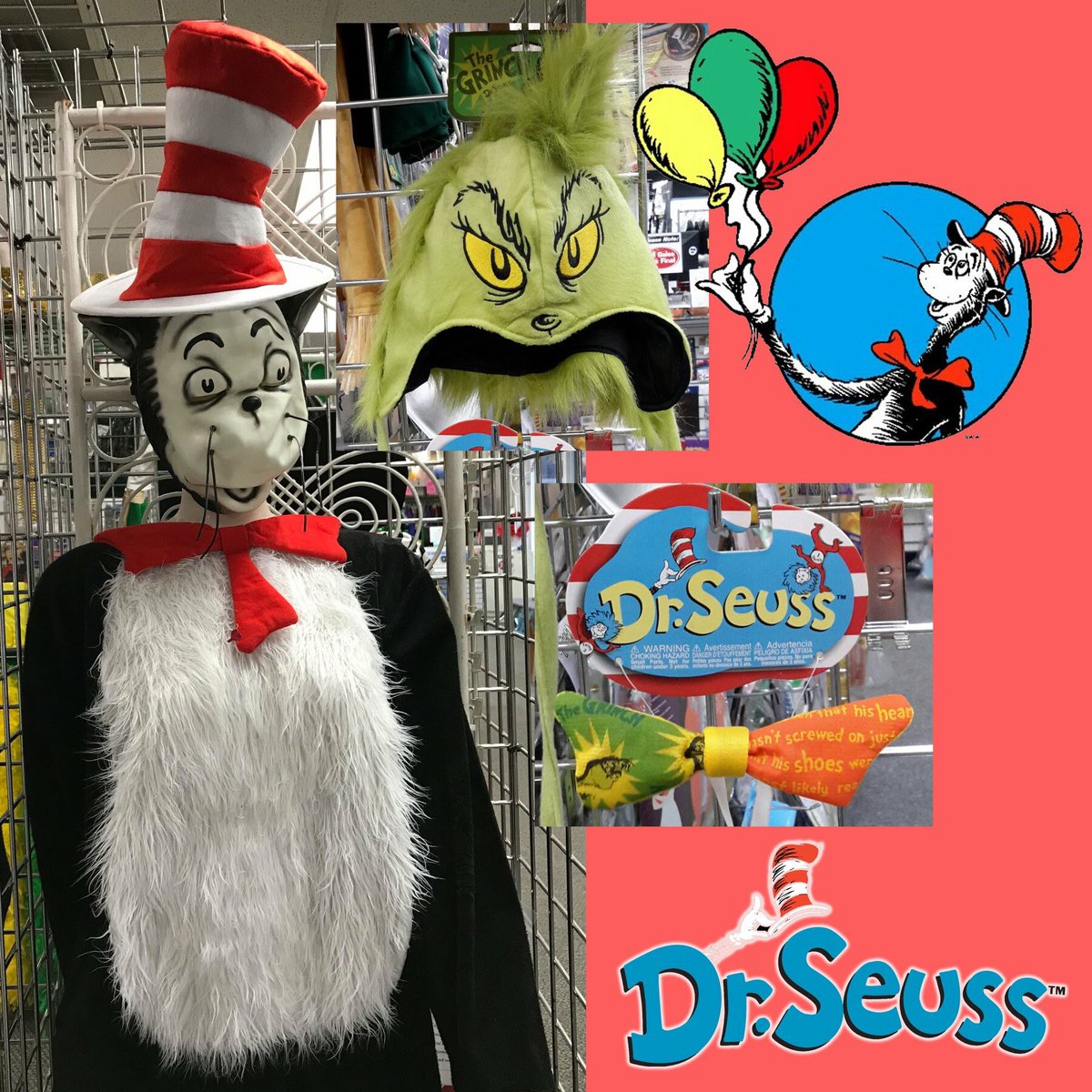 the_costumer's tweet photo. Happy Birthday Dr. Seuss!
#birthday #happybirthday #Drseuss #thecostumer #costumes #rentals #halloween #catinthehat #onefishtwofish #1fish2fish #seussical #greeneggsandham https://t.co/34HYe7trVx