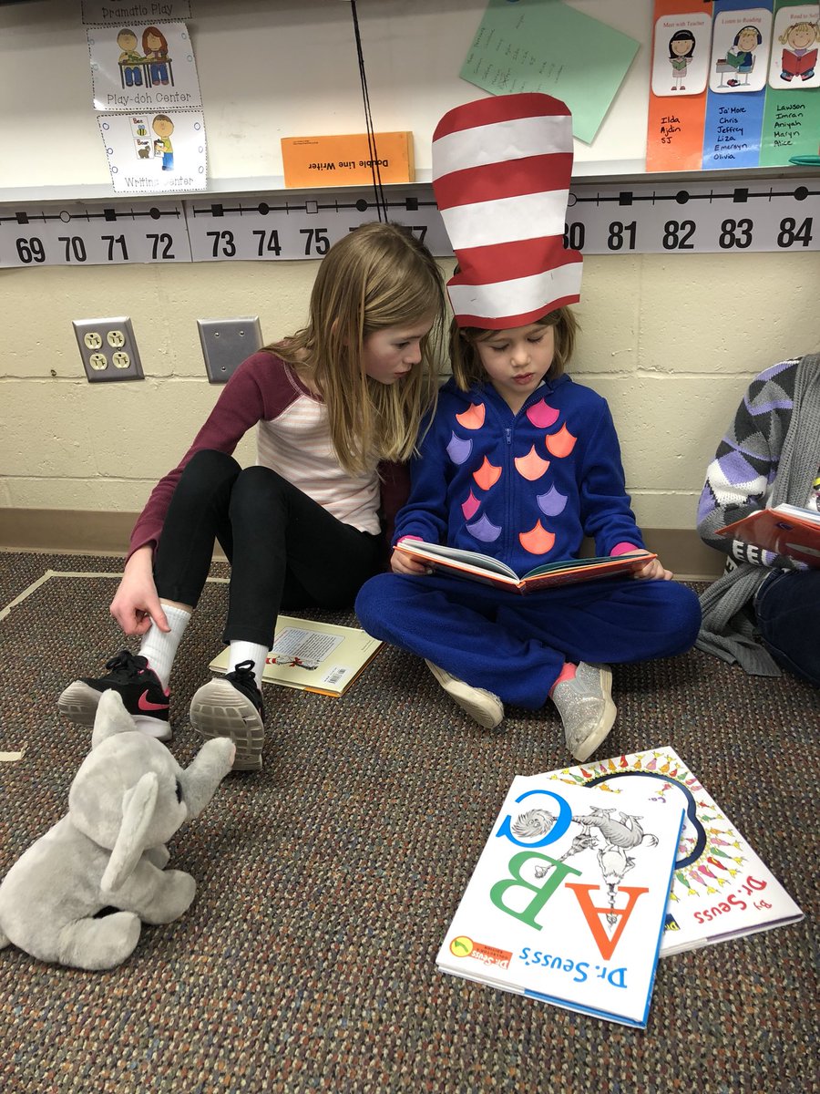 Nord_News's tweet image. Celebrating Dr. Seuss’s birthday reading with our kindergarten buddies. #ReadAcrossAmericaDay