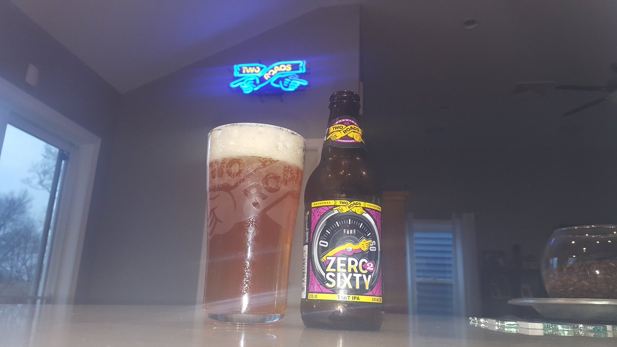 2roadsryan's tweet photo. Starting my weekend a little early! I love my Zero 2 Sixty! @2RoadsBrewing #TGIF #namedit! #weekend https://t.co/cGHk11JzY2
