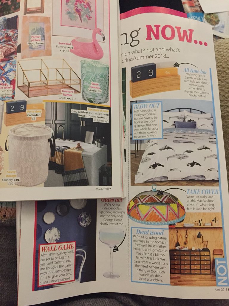 emmaruthwells's tweet photo. @homestylemaguk So in March, this calendar block was in Shop the High Street, but by April it’ll no longer be hot - I can’t keep up! 😂 Love your mag though! 😁 https://t.co/9AJuuzEe6E