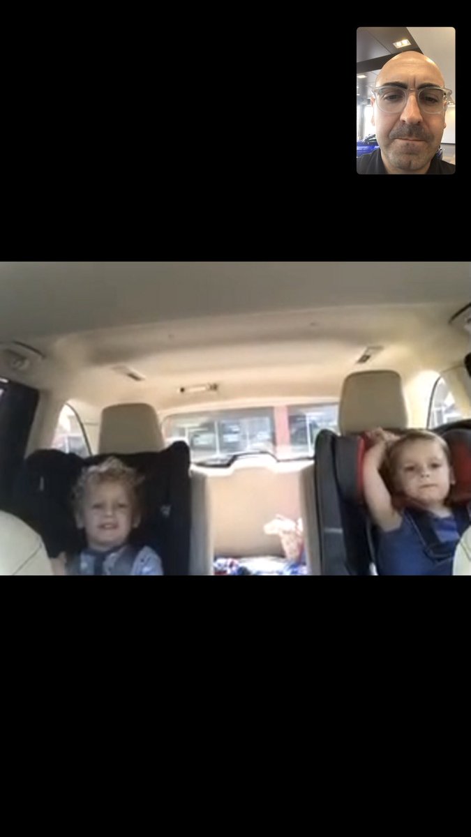 LittleTittles's tweet photo. Just had a nice FaceTime with the kids. I asked them where they were at today and they said in the car, duh! https://t.co/r4eoCp0eLc