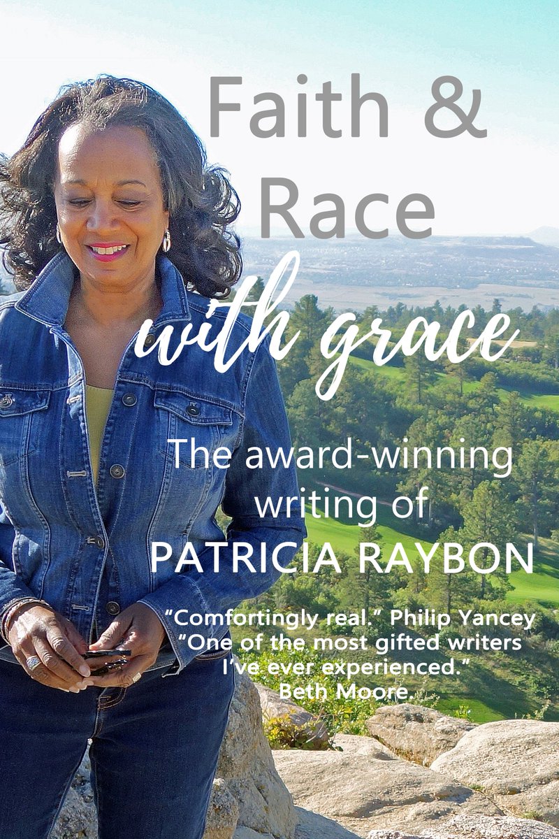 PatriciaRaybon's tweet photo. I get pushback for #writing about race with grace. But that's my calling. And here's my new poster! #vendortable #leadership #entrepreneurship #amwriting https://t.co/2e52E1iwAG