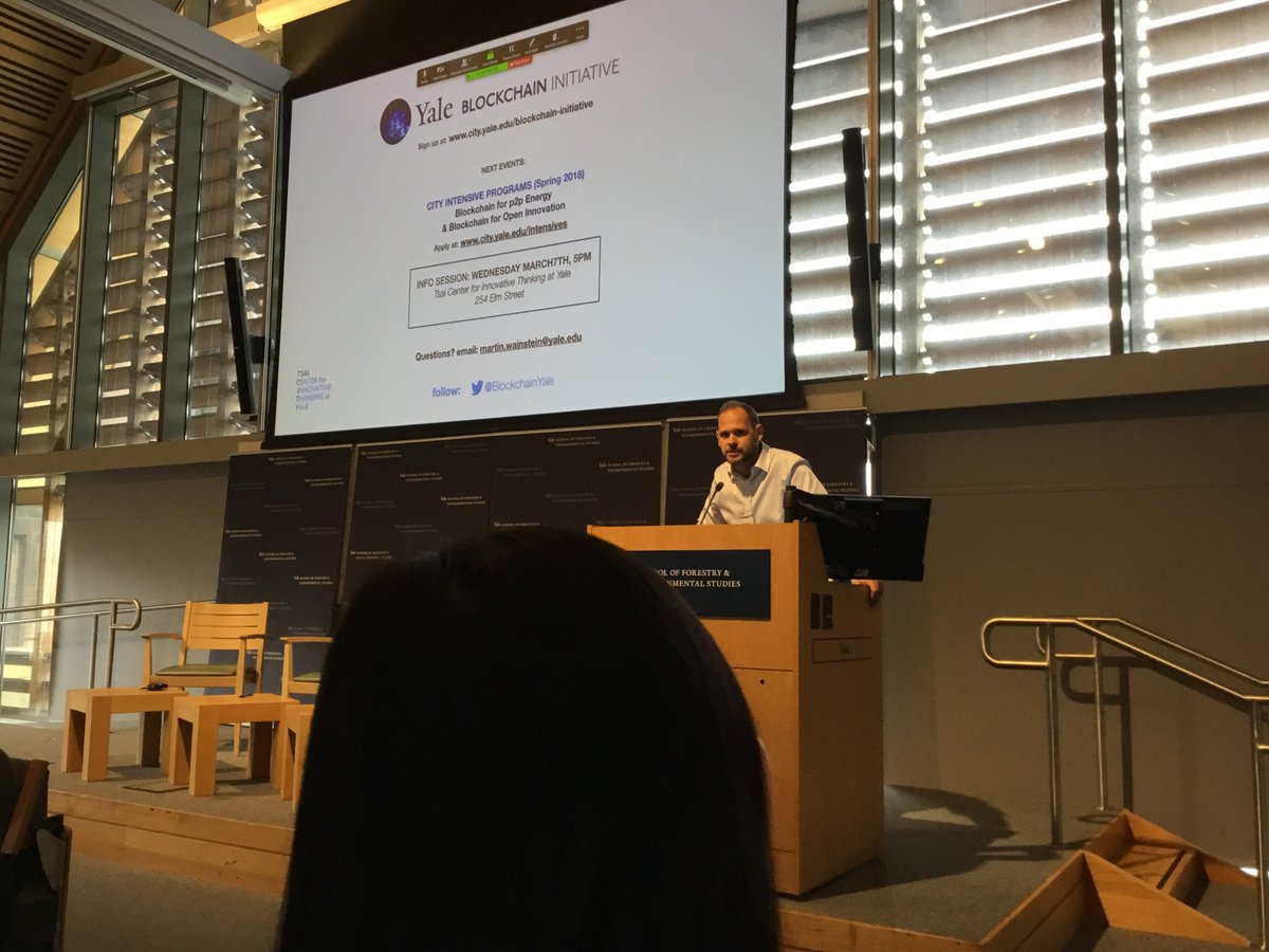 Much more programming on blockchain technologies: city.yale.edu/intensives. Info session 3/7/17 5PM, Tsai Center, 254 Elm Street, New Haven