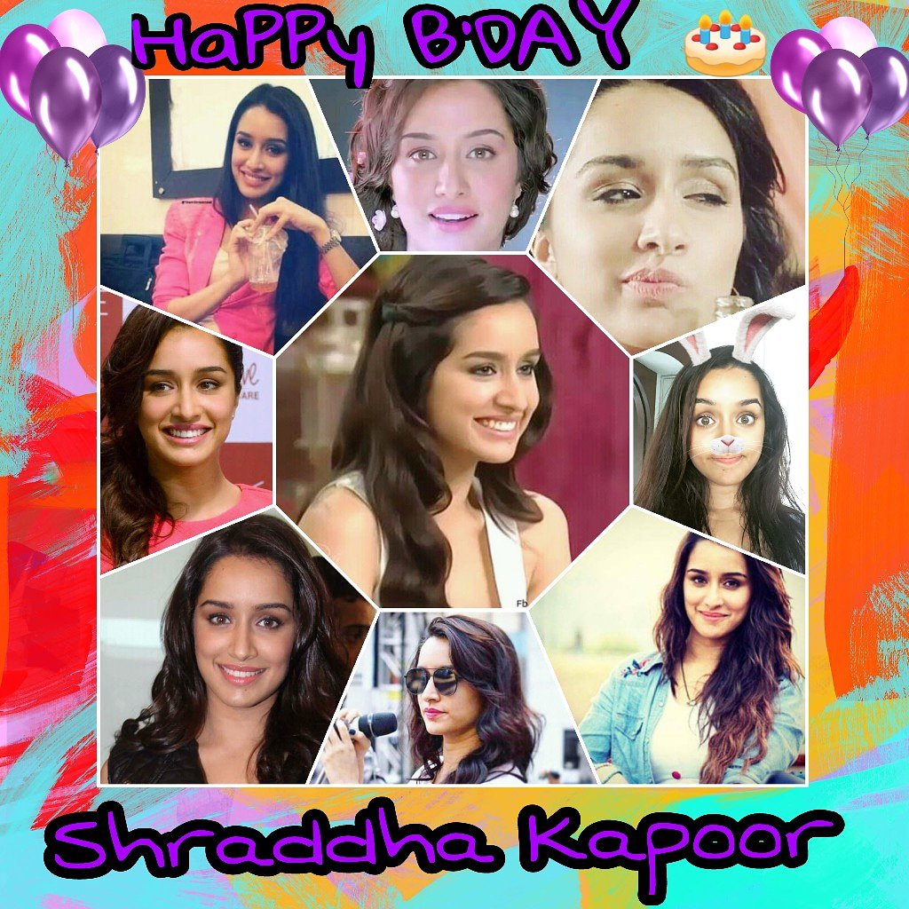 289sai's tweet photo. HaPPy B'DAY 🎂 @ShraddhaKapoor https://t.co/rC1e5sRCcL