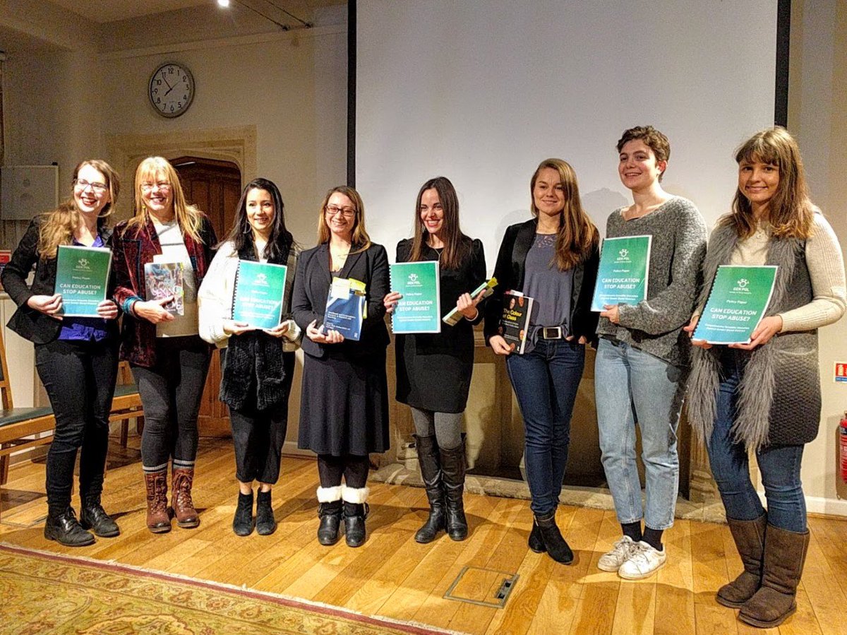 liliagiugni's tweet photo. #GenPol presenting its policy paper #educationcanstopabuse at @TrinityHallCamb. Proud to present our work on #sexed and #genderviolence and share a panel with @PamBurnard & @jessasato from @safelives. Paper goes live next week, stay tuned! https://t.co/ro95jmXD9t