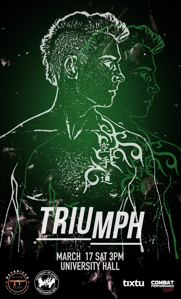 SurreyUniMMA's tweet photo. Triumph Fight Series Round V is coming up! Get your tickets at https://t.co/zYaZUrwwJP https://t.co/yNRLV2yu8N