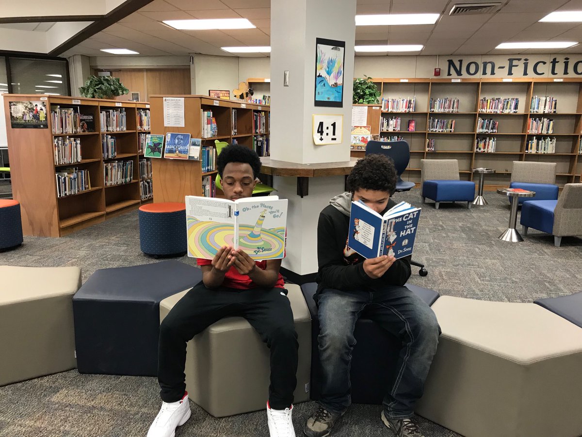 storrerbooks's tweet photo. You’re never too old to enjoy a Dr. Seuss book. #hbd #cms58 #CMS https://t.co/UiAMnH3fmZ