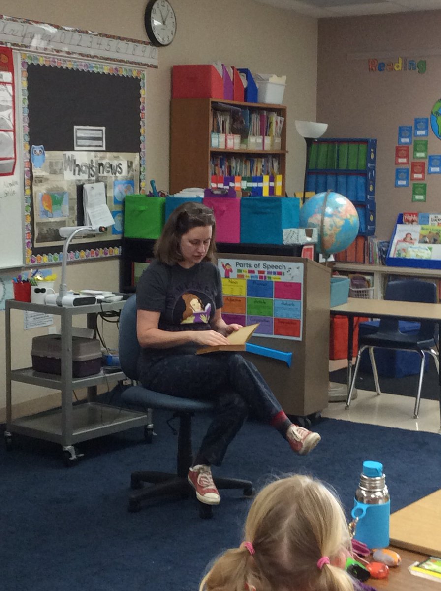 maeshcarrington's tweet photo. 3rd grade is celebrating Read Across America with guest readers &amp; a day devoted to reading! https://t.co/UVPA5tlVZh