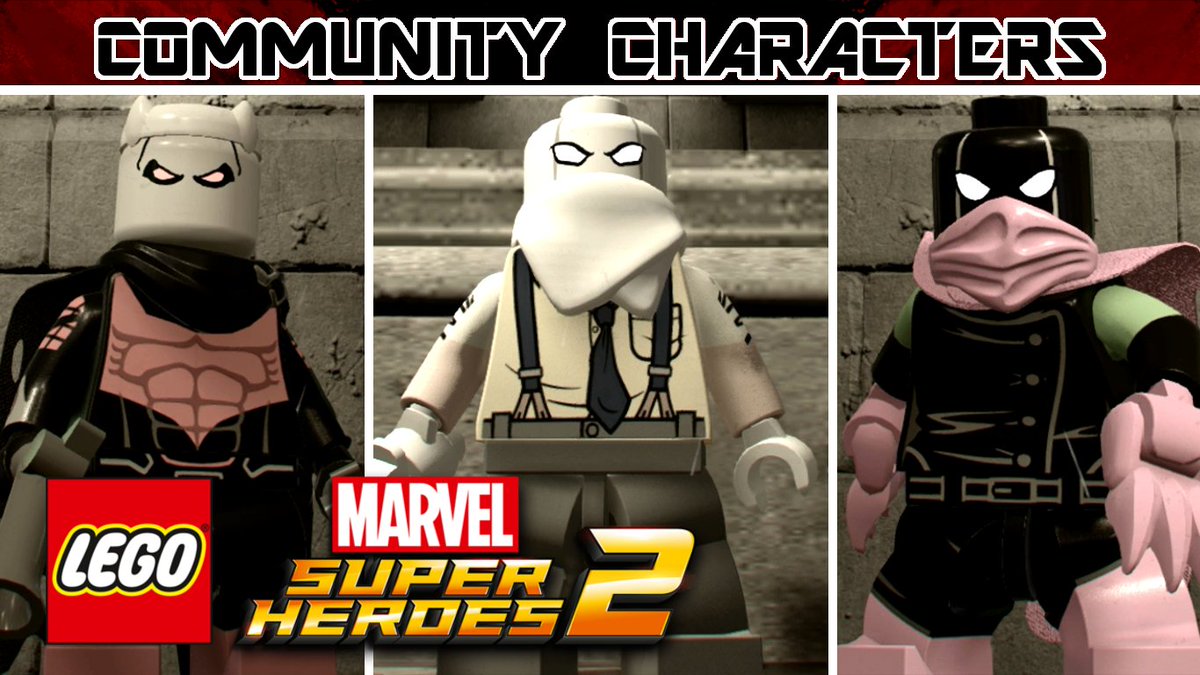 GameUnboxing's tweet photo. #LEGOMarvel2: #CommunityCharacters - Episode 4: #Marvel #Noir! https://t.co/p9kffG41NT https://t.co/8ogJV5bIx5