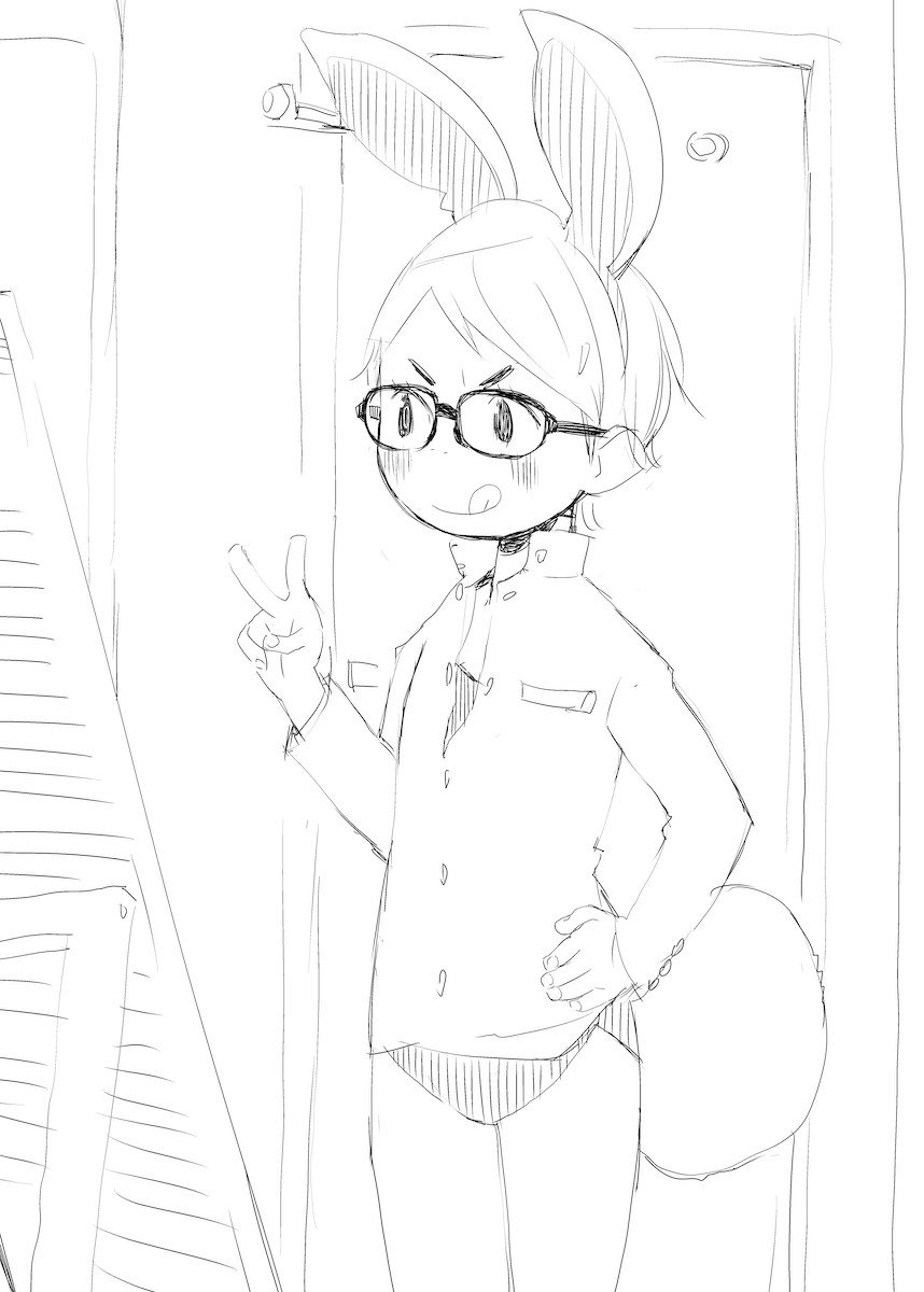 バニー服で学ランに挑戦するな https://t.co/9euSmIG2fT