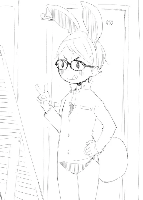 バニー服で学ランに挑戦するな https://t.co/9euSmIG2fT