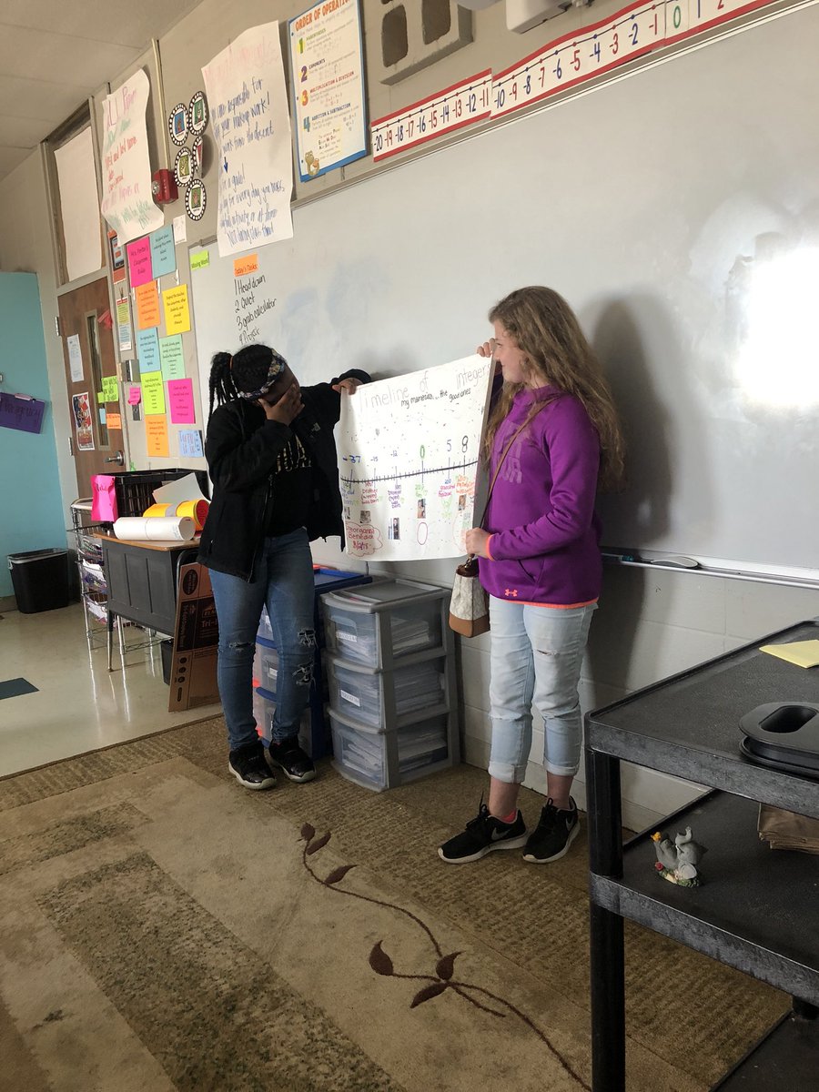 MrsPorter418's tweet photo. Presenting their integer projects! They’ve worked so hard!! #TheChargerWay #TeamDCS https://t.co/RQESabHiOo
