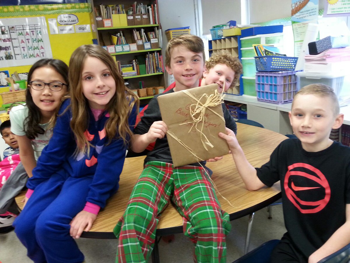 Mrs. Schorpp’s class had fun visiting all the “places they love” for their book scavenger hunt! #ReadAcrossTitus #TitusPride #SouthSide