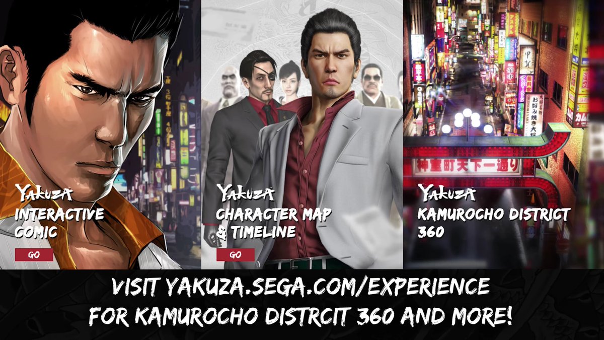 Sega We Ve Teamed Up With Gamestop To Bring You A New Way To Explore The City Of Kamurocho With The Yakuza Kamurocho District 360 Site Preview The Features In Our