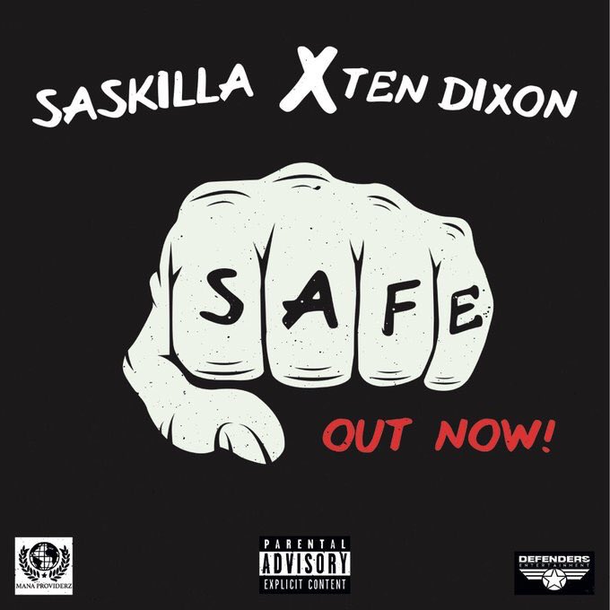 DefendersEnt's tweet photo. OUT NOW!! LINK IN BIO #grime #music #london #ukrap #itunes #spotify #universal #saskilla #tendixon #SAFE #OUTNOW #defendersent #newmusic #artist #rap https://t.co/1EysBo4c3E