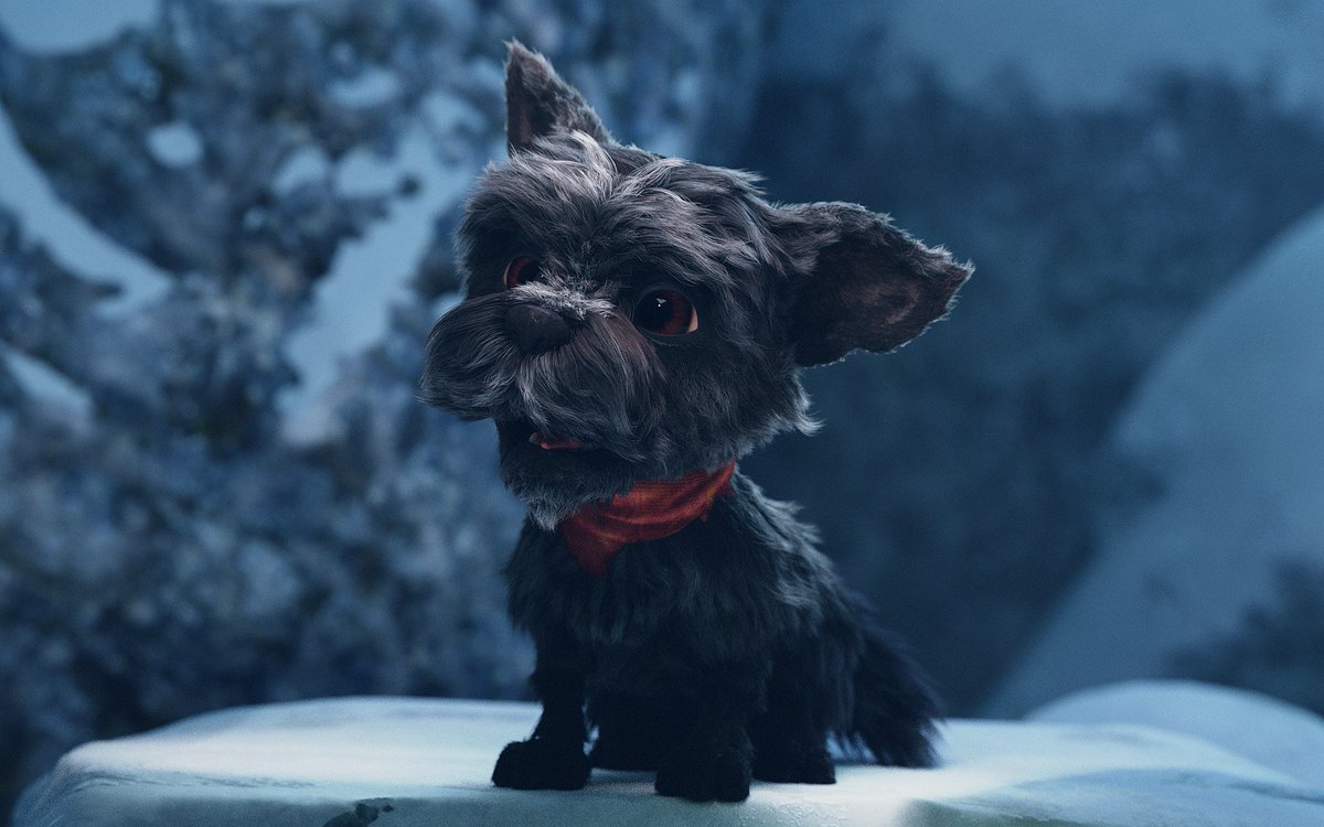 Working on the hair grooming of Autumn, the little dog in our Open Movie 'Spring'. Model by Julien Kaspar, concept by @davidrevoy Can't wait to see the final result!! :D #b3d