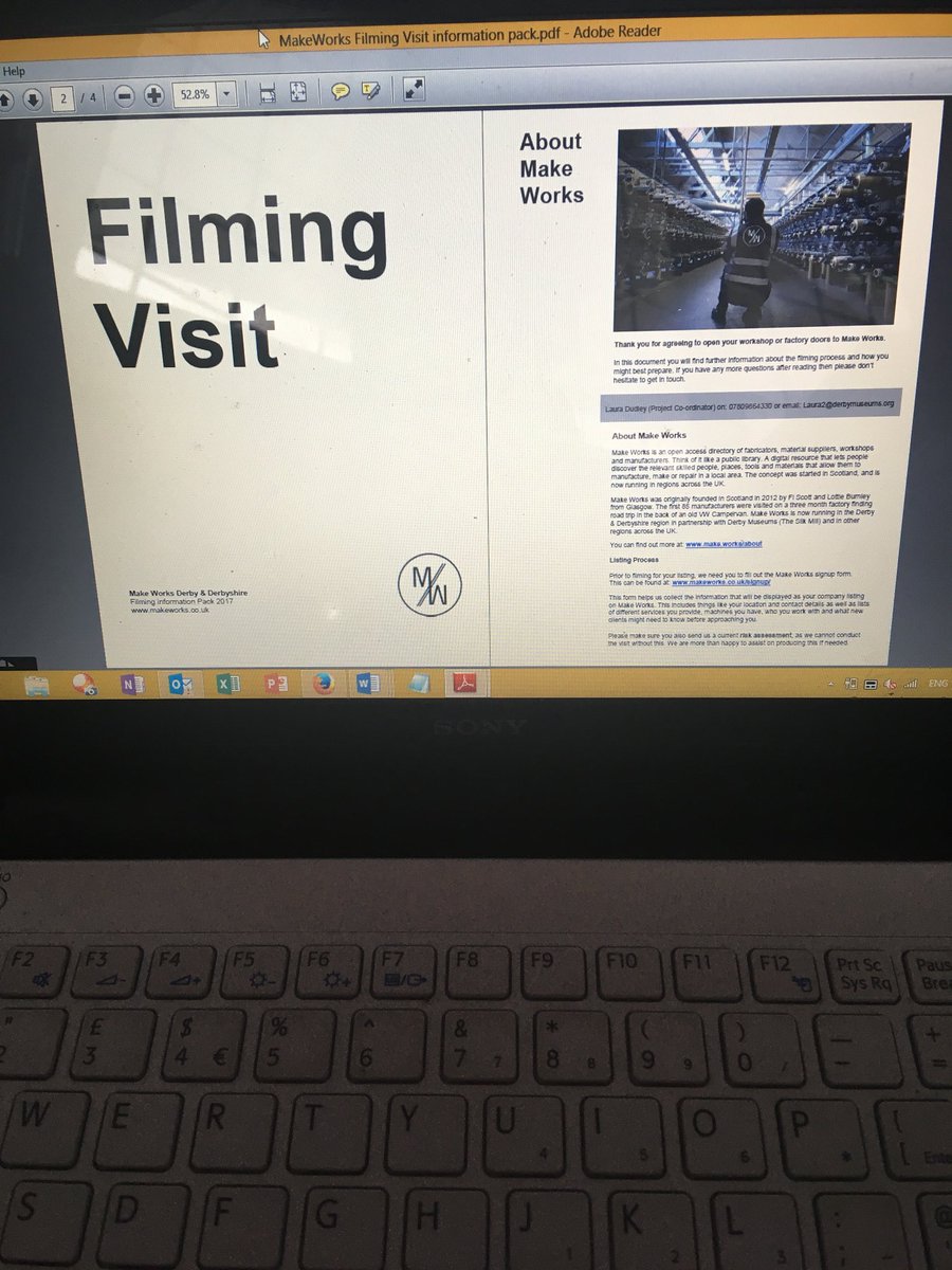 lauraemilyart's tweet photo. Sending out @thisismakeworks filming packs ready to go out to factories! @derbysilkmill @derbymuseums #makeworks #museumofmaking #letsgetfilming https://t.co/4QpsToaHi4