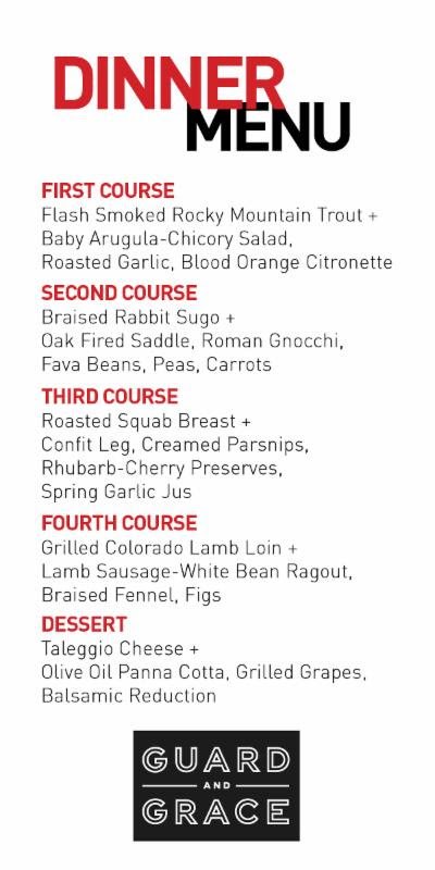 Don't Miss This: <a href="/GuardandGrace/">Guard and Grace</a> hosts a five-course winemaker's dinner to highlight Piedmontese estates Correggia and Paolo Scavino on Mon., March 12. Details attached: