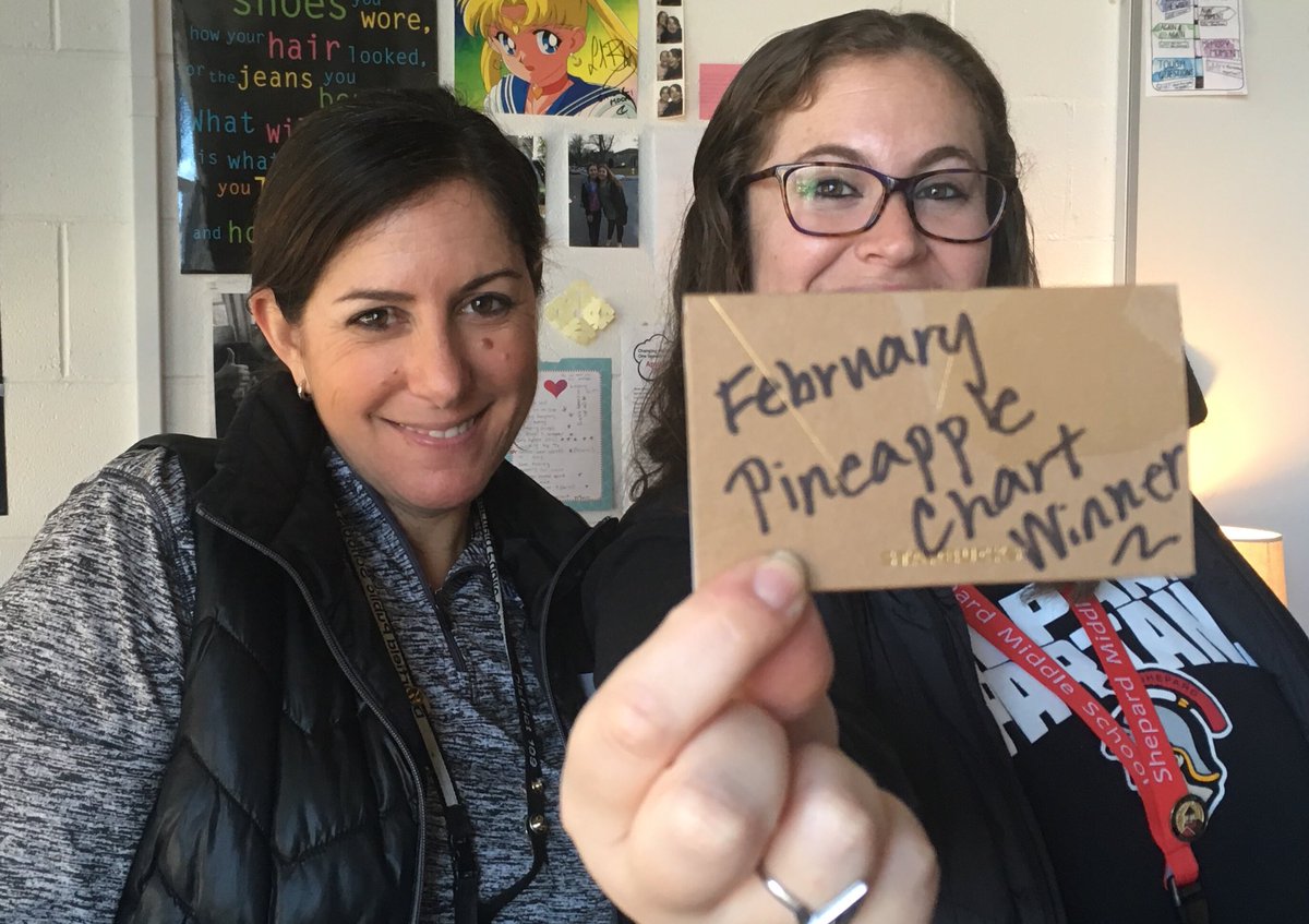 nicole_tye's tweet photo. Our @109Shepard February #ObserveMe Pineapple Chart winner! @JamieMall &amp; @MissGurner for sharing math stations on rate!  #engage109 #educoach #mathchat https://t.co/0M8CRpkgml