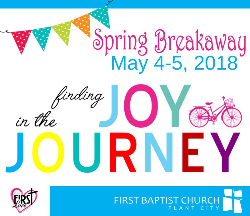 Spring Breakaway is an opportunity for adult women of all ages to get away for a special overnight experience. This getaway will certainly be a time of relaxation and fellowship with friends, but most importantly, it will be a time of spiritual renewal.
fbcpc.com/spring-breakaw…
