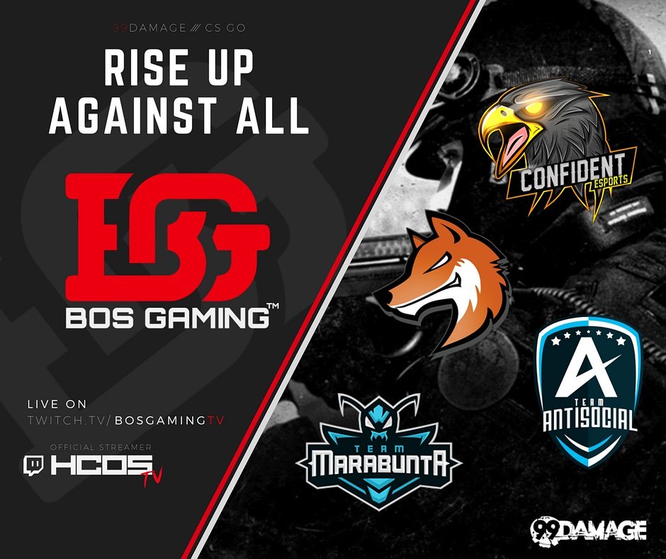 BOSGAMING_DE's tweet photo. RISE UP AGAINST ALL
BOS GAMING™

ALLE SPIELE LIVE AUF:
 https://t.co/aiVenLcJoM

BOS GAMING™ powered by
#SteelseriesDeutschland | #MEDIMAX | #GPortal | #MMOGA | #FlashArts | #Manatee

#99Damage #Gaming #CS:GO #esport #game #bosgaming #community #deutschland @hcos_one #twitch https://t.co/1ZNsQo4XwR