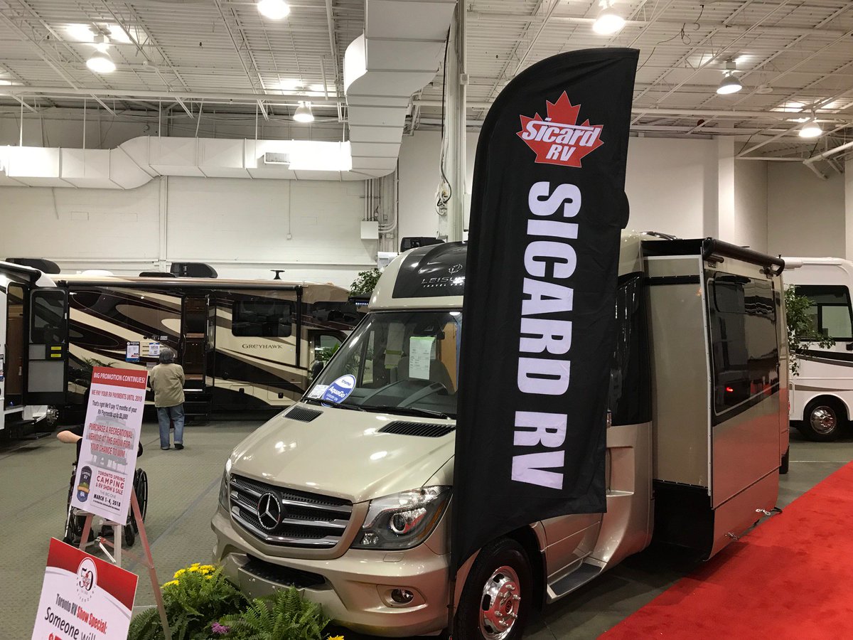 Truma_NA's tweet photo. We’re proud sponsors of the Salon du VR in Montréal, Quebec, and  @TheBigRVShow in Mississauga, Ontario! Both shows are happening now through the weekend. Who’s planning to attend? #TrumaComfort #thebigrvshow #RV https://t.co/JAKmonY1Ga