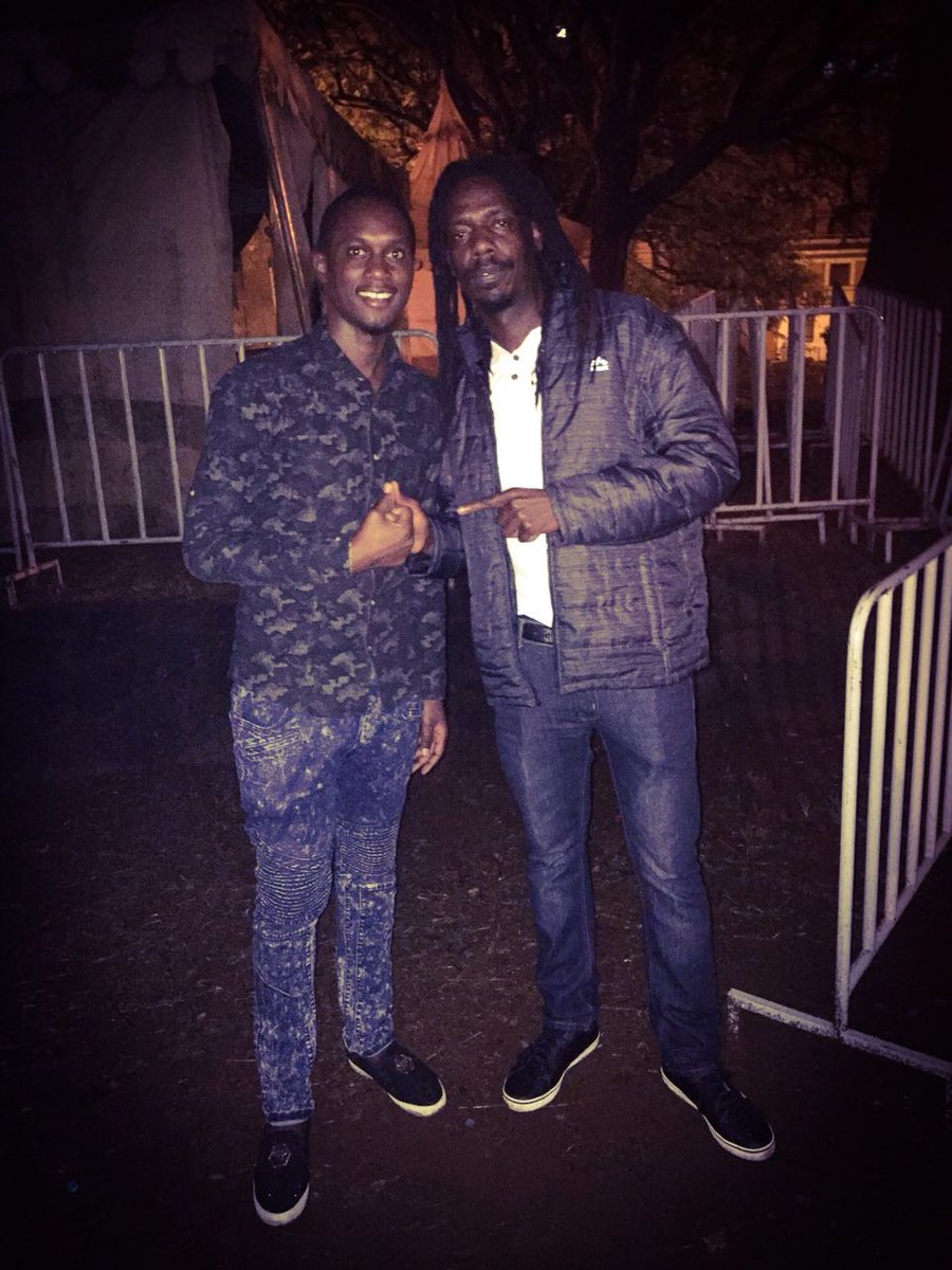 DjDaboTrabo's tweet photo. Kenyatta Hill meets Double Trouble.Big and ready for tomorrow's show at KICC NAIROBI KENYA @Cornerstoneke #JRF2017Reloaded https://t.co/ysc3NvyLTf