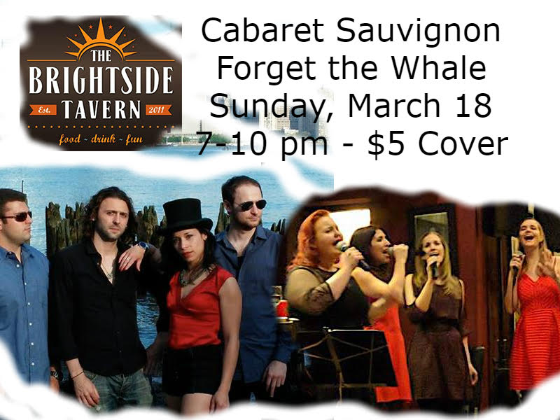 CabSavJC's tweet photo. Save the date! Cabaret Sauvignon joins @ForgetTheWhale at @TheBSideTavern 7pm Sunday March 18 in #jerseycity https://t.co/W9UQMtmBnK