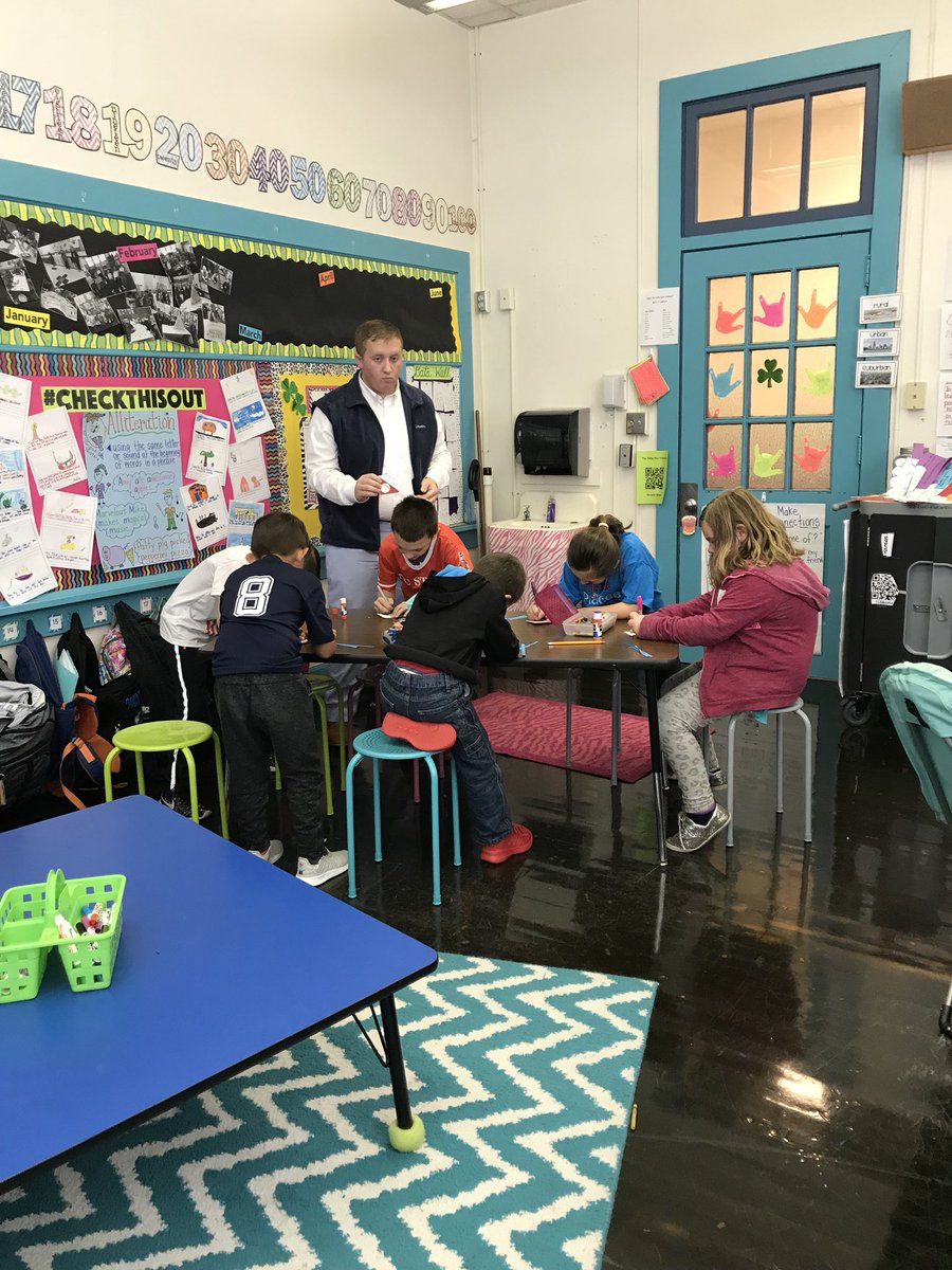 Mrs_BSaunders's tweet photo. @EastRowanHS and @ErwinMiddle reading with our elementary students and getting crafty to celebrate Read Across America Day! @TonyaBGerman @RSSinformation https://t.co/vgmxqibCt4