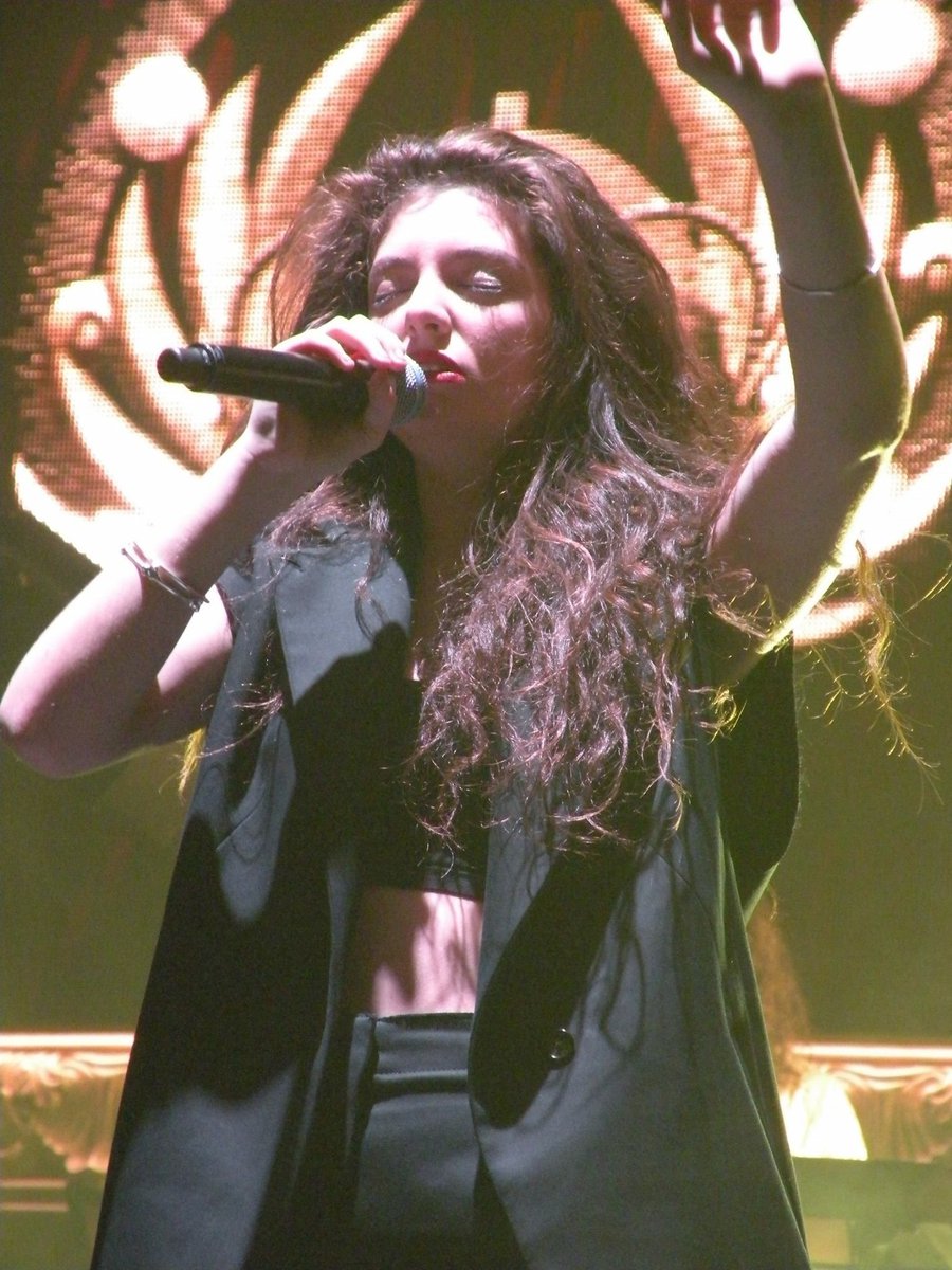 hparsons95's tweet photo. #throwback to @lorde 2014 STL I cannot WAIT to be this close to you again tonight. 💜💜💜💜
#MelodramaWorldTour #Melodrama https://t.co/toLl2Z68ID