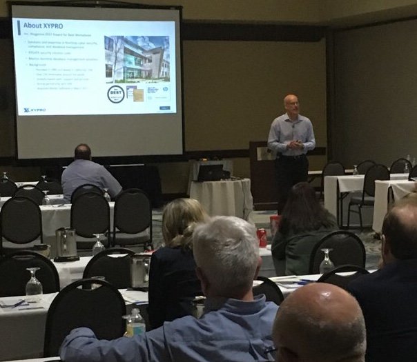 XYPROTechnology's tweet photo. XYPRO's Ken Scudder Presents Top 10 #Security Fundamentals to the #HPE_NonStop User crowd at #SUNTUG @SunTUGFL @Connect_WW #INFOSEC https://t.co/8rDFqkhZOM https://t.co/Q6WcLMhD5h