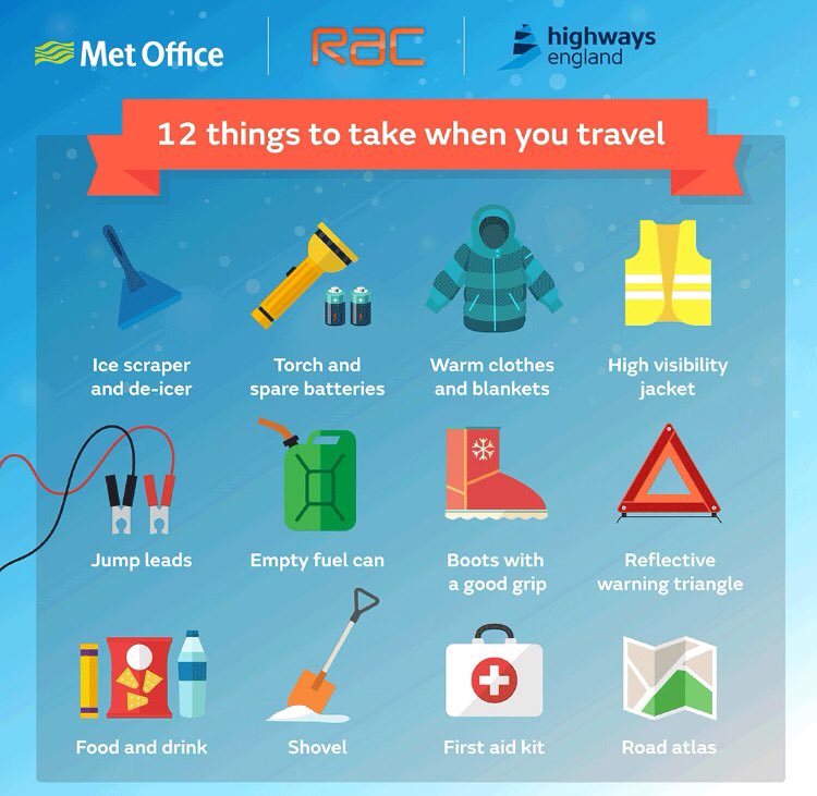 NathanDunbar_'s tweet photo. Here is a list from the @metoffice of the #12Essentials you should take with you when you travel! https://t.co/oCqWHuxpX3