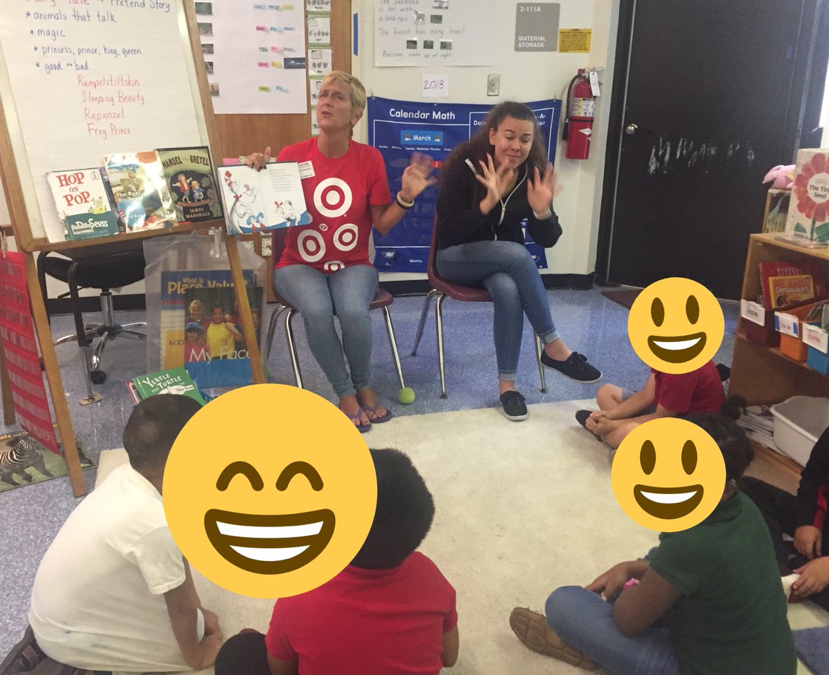 greenbergschool's tweet photo. #ReadAcrossAmerica2018 @southPbcsd @indianpineses #dhh Thank you @Target #T2210 We love guest readers! #DrSeuss https://t.co/3iLPQh5zSk