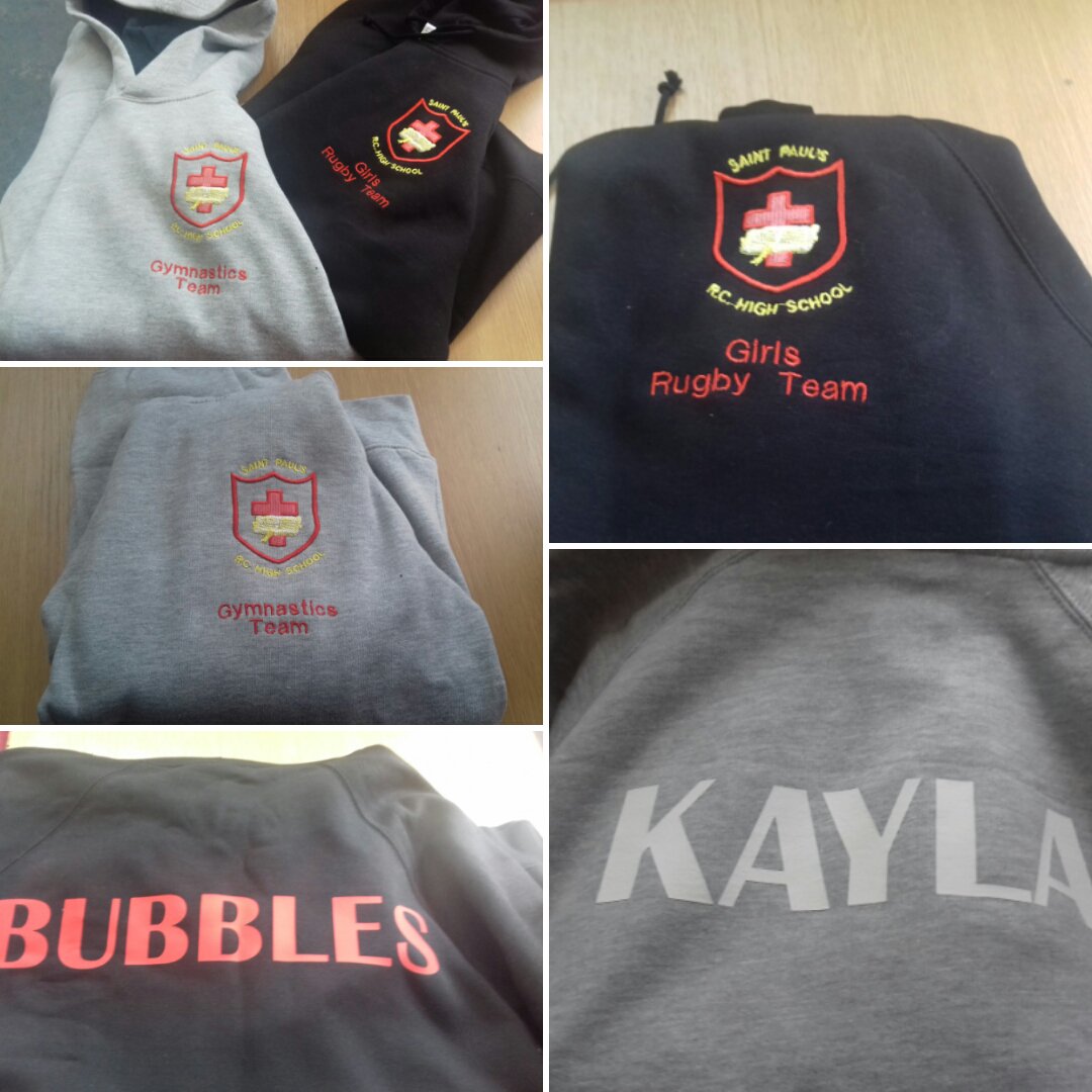 audreycreations's tweet photo. @StPaulsPhysEd Hoodies by @audreycreations 48 Aurs Drive, Barrhead G78 2LW Tel: 0141 880 7704 Prices from £16.99 each with discounts for bulk orders. #SportsHoodies #LeaversHoodies @StBernardsPS  @vincents_st @stmarnockspri @StLukesHigh @BarrheadHighSch @ashparkprimary https://t.co/fsGc6LwHIN