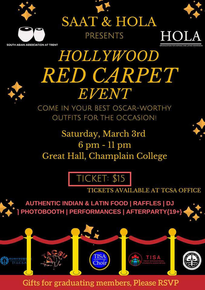 analuciad216's tweet photo. Guys buy your tickets for tomorrow's HOLA and SAAT formal!! We are going to have amazing Latin American and South Asian food for you to enjoy. Also, you could live-stream the event and make your #CUST06 classmates part of the event 😉 https://t.co/5WVK4xTwEI