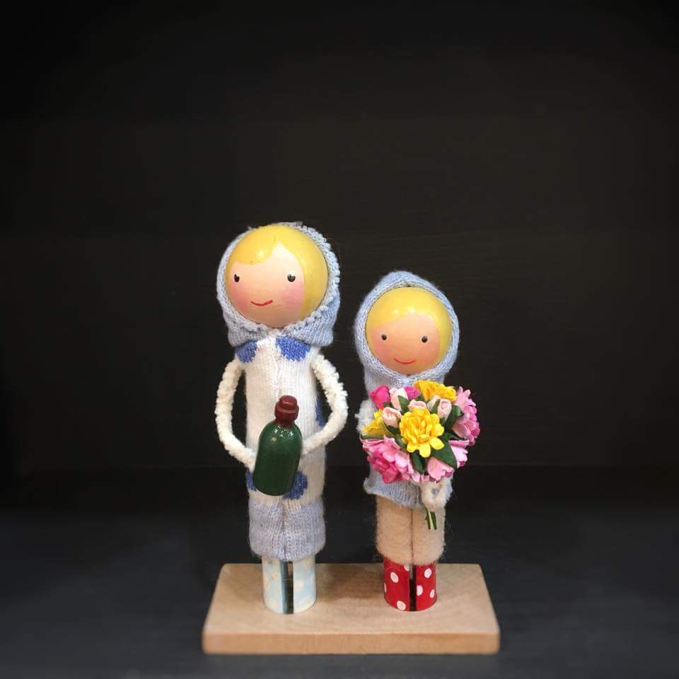 GalleryTwenty's tweet photo. This cheeky couple make the most adorable Mother’s Day gift. Hand painted by Little Brown Dog Workshop in the Staffordshire Moorlands and available from the Gallery. #gallerytwentygetliffes #art #Staffordshire #MothersDay https://t.co/pW8GUTOoiC
