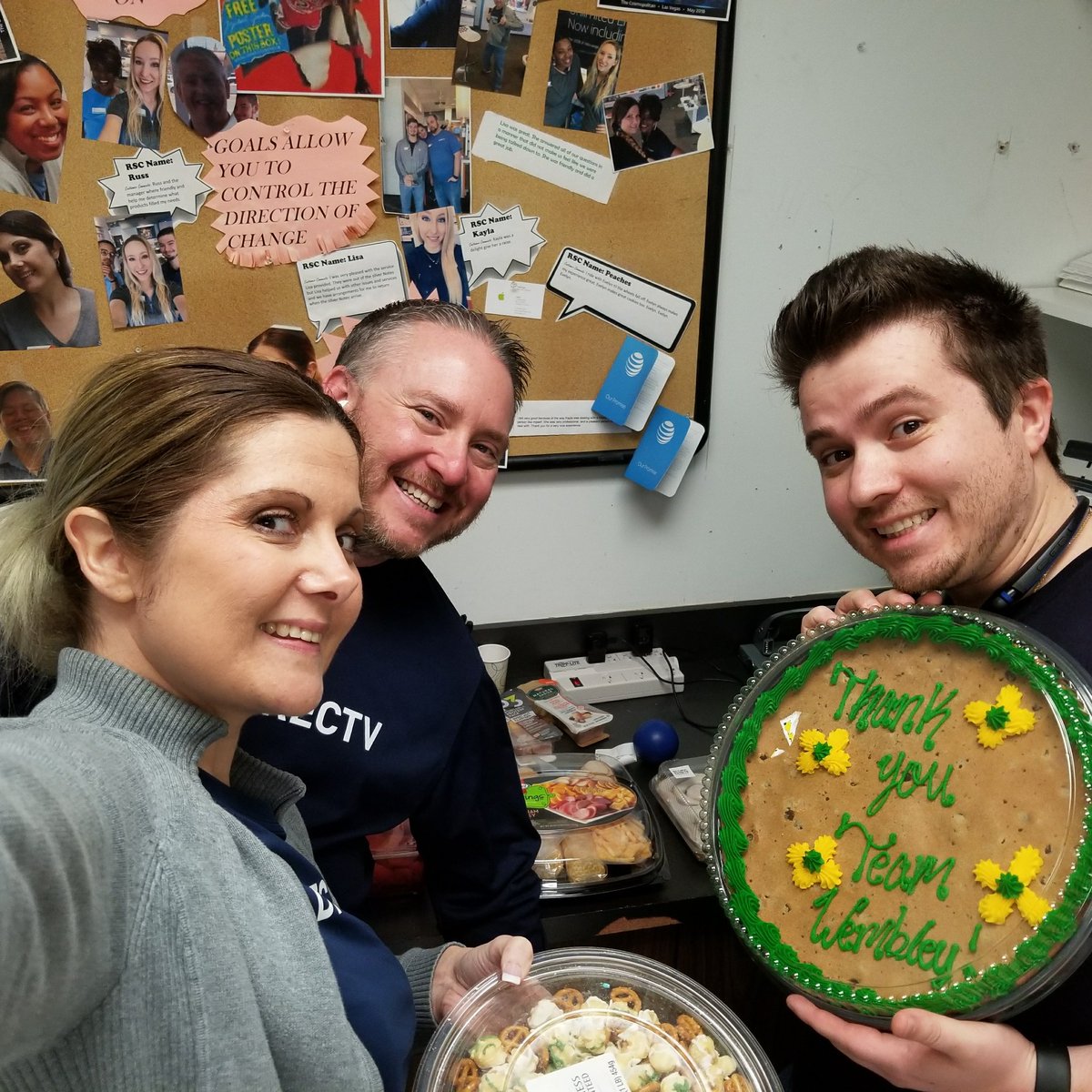 WembleyCourtATT's tweet photo. Employee Appreciation Day here at Wembley! Sales Person Day!! 
We have an amazing team!!  #LifeAtATT #MidStatesProud #POWERcentral #CRappreciation2018 https://t.co/xzg5WFh4za