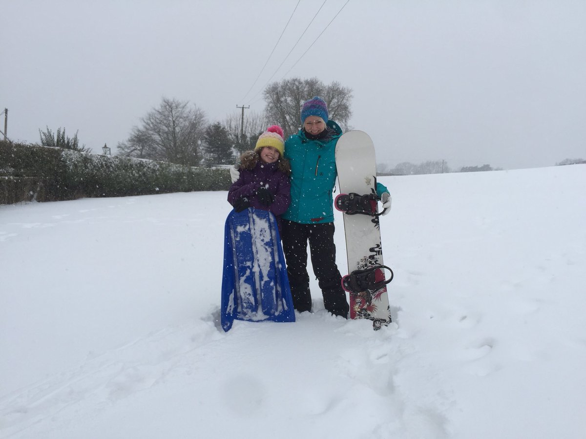 Jayfineart's tweet photo. @GlanUskPS Seren from 5C Best snow day ever, I want another one please Mr Beecher https://t.co/F9U2i18njn