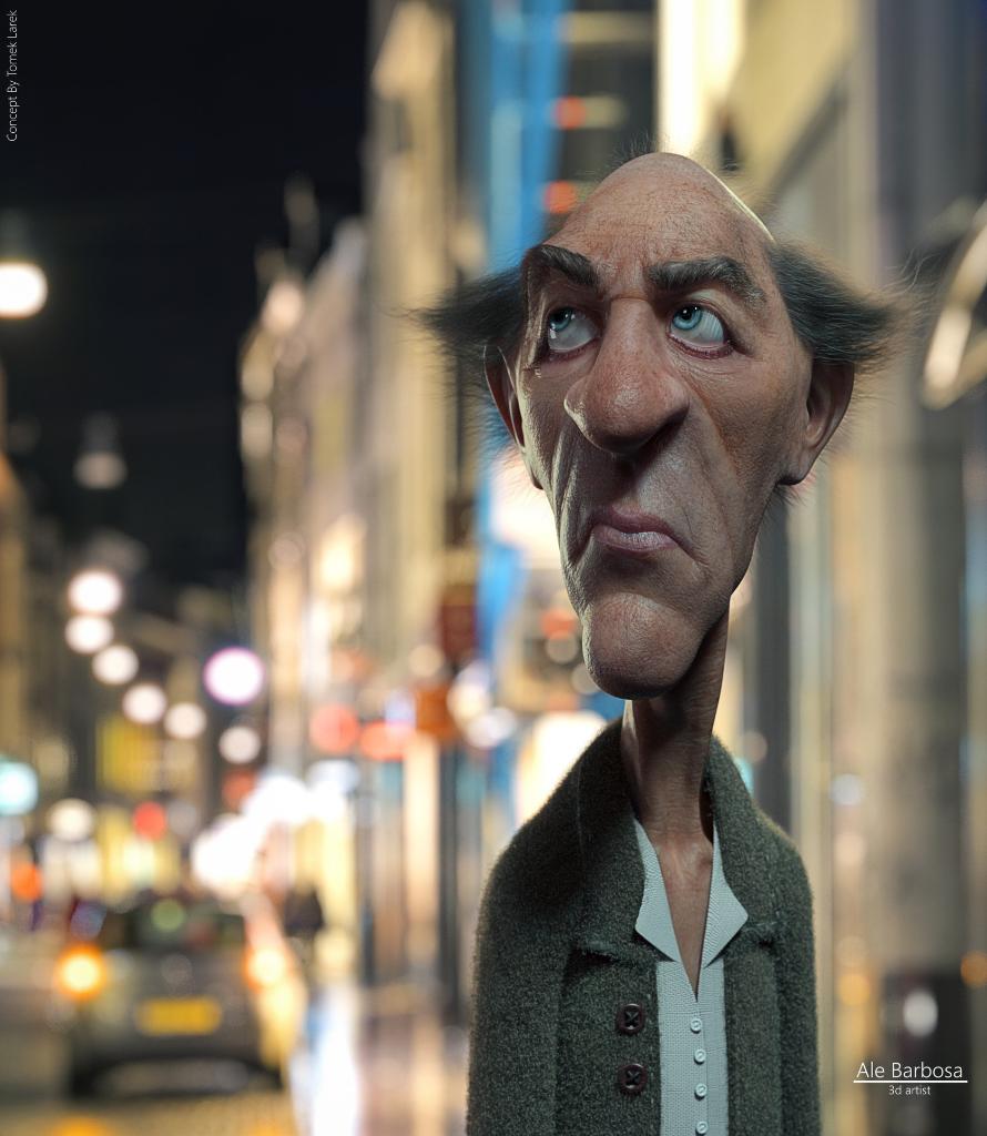 AutodeskMudbox's tweet photo. Sad Man by Ale Barbosa. Made in Mudbox, @Adsk3dsMax and @AdskMaya with the help of ZBrush, Yeti, Redshift, After Effects, and Photoshop. https://t.co/UCuqszCTpG
