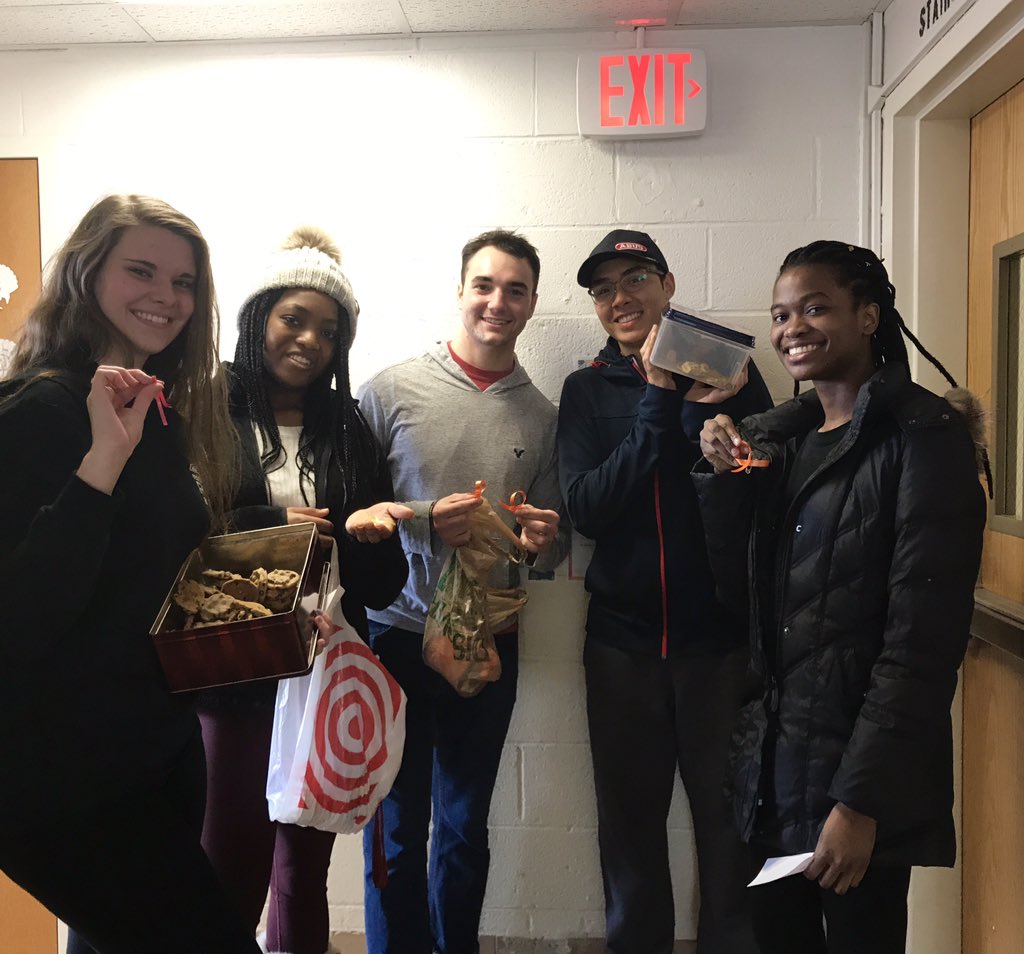 BCCRHA's tweet photo. BCC Council spread awareness about cancer by asking cancer trivia questions and giving out cookies and ribbons! Don't forget to attend Terp Thon tomorrow!! https://t.co/tAkHJ3e2Yj