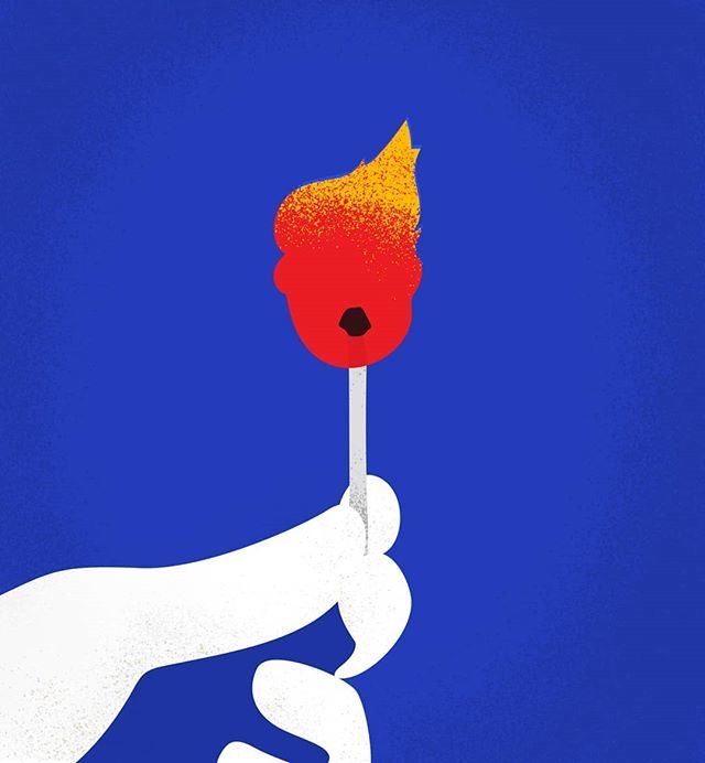 AndreiRobu's tweet photo. Question is: who started this fire? Because it is darker than ever.

Illustration by @andreirobu https://t.co/TX3i12K5lw https://t.co/e4NjmrBKNN