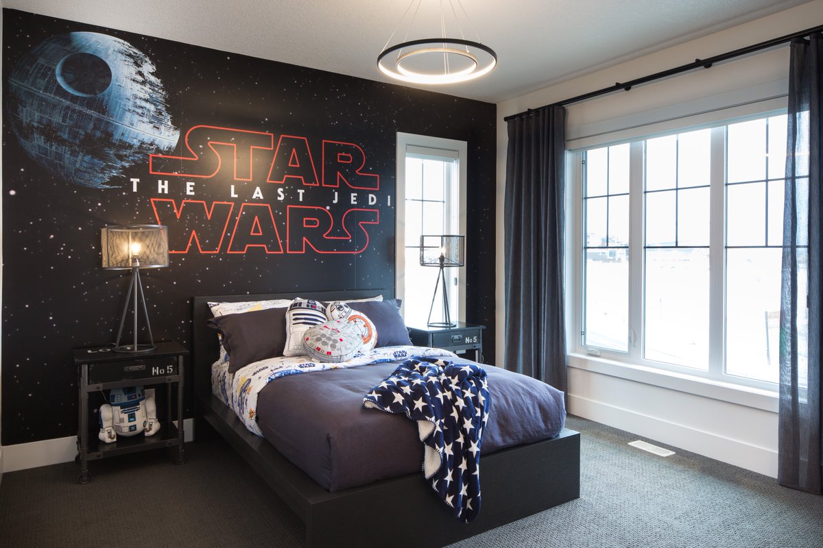 RCID_'s tweet photo. Kids’ rooms are so much fun to design! In the Hospital Home Lottery Showhome by @CalbridgeYYC, we went with a hot air balloon theme in one room, &amp; a #StarWars theme in the other. https://t.co/MNgWj2mBmN #rcid #theBIGwin @YYCHealthTrust https://t.co/yZOxRuvDoH