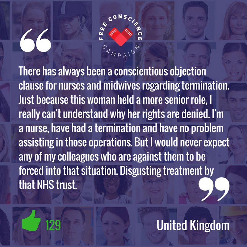 medconscience's tweet photo. Great to see overwhelming support comments in this article for Mary Doogan &amp; the need for medical professionals in her situation to have their right to conscientiously object protected. 

Read more about Mary's story here: https://t.co/dC7AKHh196

#freeconcience https://t.co/UUzg4ZTLrZ