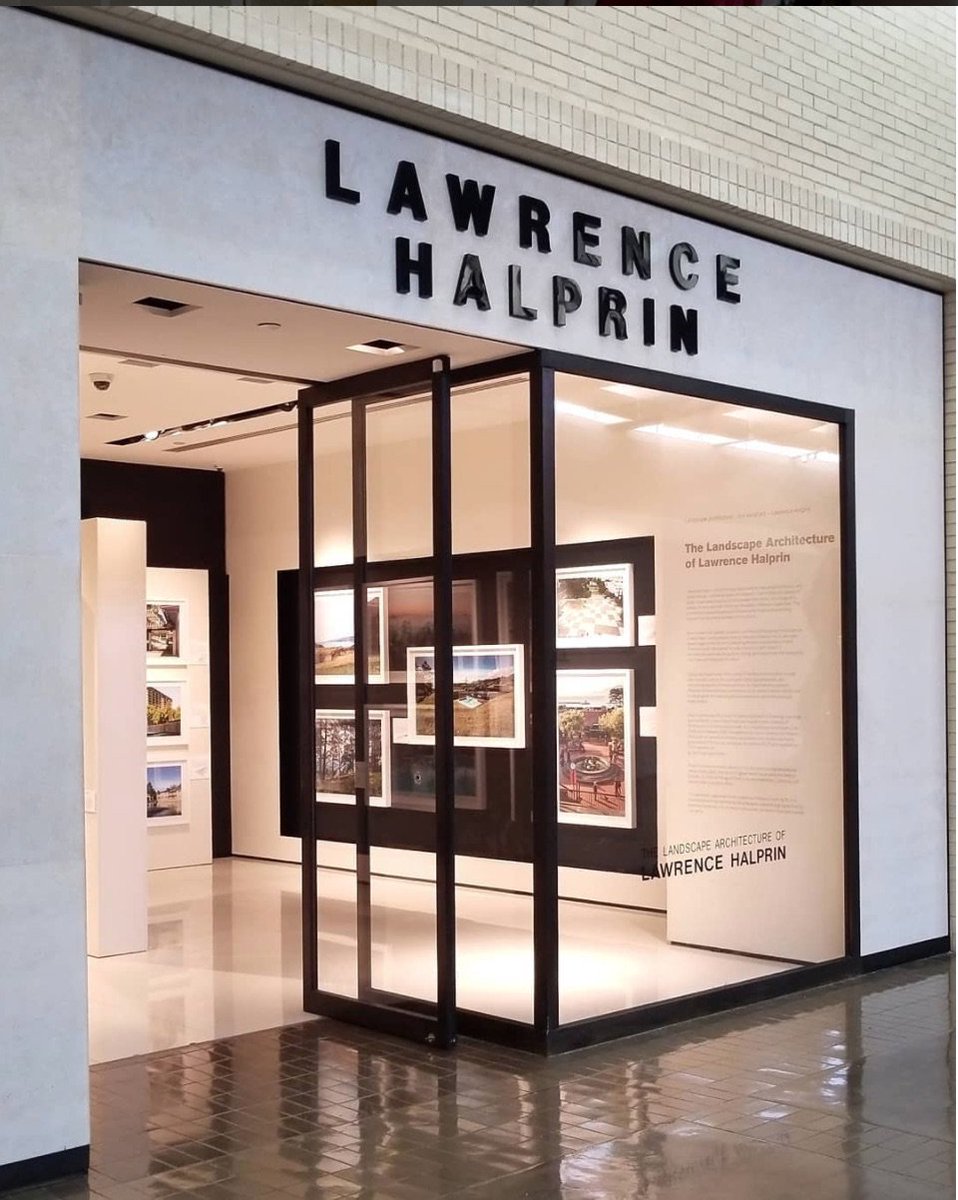 TCLFdotORG's tweet photo. Now OPEN - "The Landscape Architecture of Lawrence Halprin" is at @NorthParkCenter in Dallas through April 30. Details: https://t.co/2P7DczFGZz https://t.co/3L9FcnG1N7
