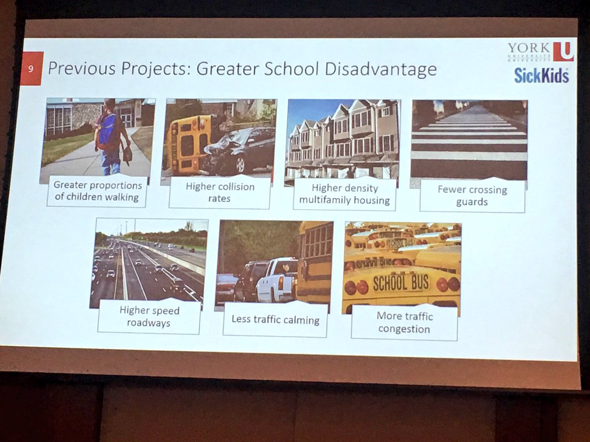 TCATonline's tweet photo. “This is a social justice issue. We are putting our poorest children at the most risk of being injured walking to school” - Dr Alison Macpherson #VisionZero #VZCon18 @EcoSchoolsTDSB @GCCCanada https://t.co/z6BG0cbwsI