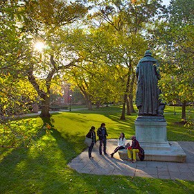 jtk102RU's tweet photo. #TXC17 I chose this picture of College Ave campus because I have had so many classes around this statue, when I think about this college this is the area that comes to mind. https://t.co/RhqXG0jNCi